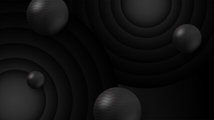 Wall Mural - abstract black colorful background. vector abstract graphic design banner pattern presentation backg