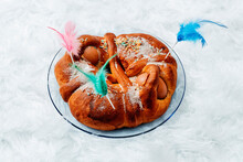 Traditional Spanish Easter Cake Mona De Pascua