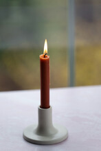 Candle In Candle Holder