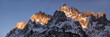 © plpictures by Paedii Luchs/Stocksy - Pointy mountain range panorama