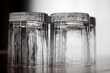 © ChaoShu Li/Stocksy - Closeup transparent crystal glass cup
