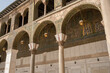 Damascus, Syria - May, 2022:   The Umayyad Mosque, also known as the Great Mosque of Damascus