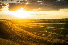 Sunrise On The Prairies.