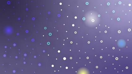 Poster - Abstract circle shapes with gradient background vector illustration.
