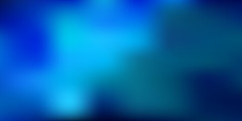 Dark blue vector gradient blur pattern.