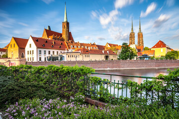 Wall Mural - Wroclaw historic old town