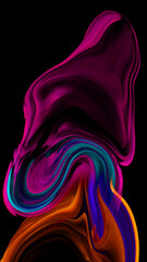 Wall Mural - Color design background, Gradient colorful abstract background, luxury abstract for a mobile screen concept, mobile screen, phone desktop and wallpaper, background 3d render,