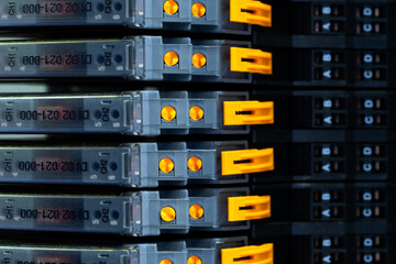 Poster - Internet communication equipment, internet communications concept background