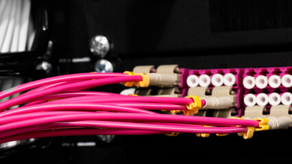 Poster - Internet communication equipment, internet communications concept background