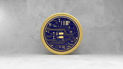 Electronic coin cryptocurrency