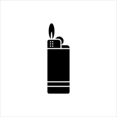 Poster - Cigarette Lighter Icon, Gas Lighter