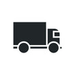 © Skydot - Truck icon. Simple solid style. Glyph symbol. Shipping car, delivery concept. Vector illustration isolated on white background. EPS 10.