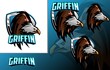 eagle gaming mascot esport logo Premium vector