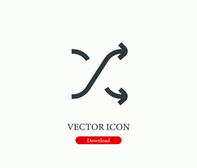 Poster - Call vector icon. Editable stroke. Symbol in Line Art Style for Design, Presentation, Website or Mobile Apps Elements, Logo.  Arrow symbol illustration. Pixel vector graphics - Vector