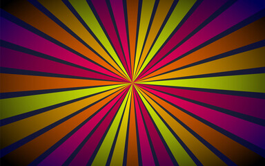 Sticker - Colorful bright rays, abstract background with ray