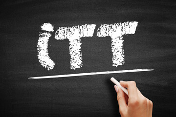 Poster - itt invitation to tender - formal, structured procedure for generating competing offers from differe
