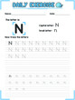 © nvects - Alphabet Letter Tracing Practice and Handwriting Exercise for Kids in Primary and Kindergarten School