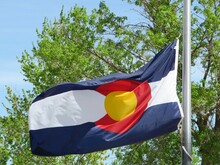 Colorado Flag Half Mast