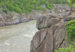 Rock climbing on the banks of Potomac