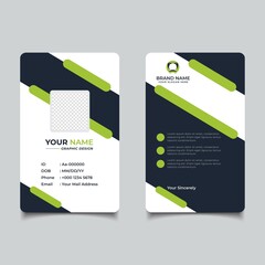 Wall Mural - modern and clean business id card template design