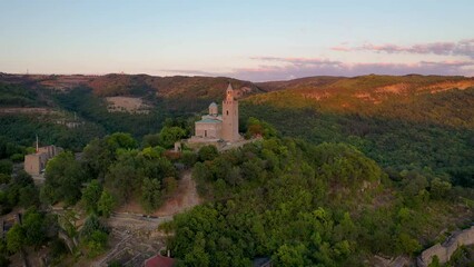 Wall Mural - Patriarchal Cathedral of the Holy Ascension of the Lord, Veliko Tarnovo city in North Bulgaria, 4k