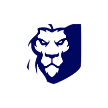 Lion Logo Vector Illustration, Emblem Design.