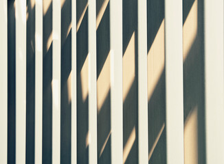 Poster - Line pattern Architecture details Shade shadow Modern facade 