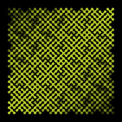 Fototapete - Brutalist Art Inspired Vector Pattern Graphics Made With Bold Abstract Geometric Shapes