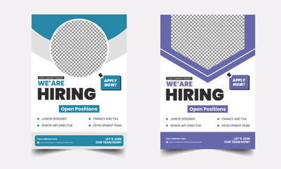 we are hiring flyer design. we are hiring job advertisement flyer template. hiring employee poster l