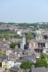 Poster - Belgique Wallonie Namur tourisme ville monument immobilier téléphérique transport Citadelle Eglise saint Aubain