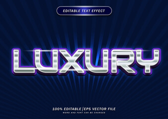 Poster - Elegant luxury text editable effect
