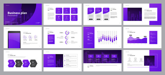 Wall Mural - business presentation template design backgrounds and page layout design for brochure, book, magazin