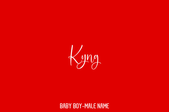 Cursive  Typescript Text Name of Male 