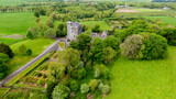 Fototapeta Mapy - Knappogue castle ,Limerick Ireland,May,14,2022