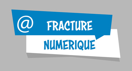 Wall Mural - Logo fracture numérique.