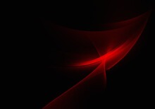 Abstract Background Waves. Black And Red Abstract Background For Business Card Or Wallpaper