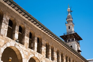 Wall Mural - The Umayyad Mosque, also known as the Great Mosque of Damascus