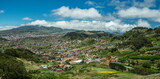 Fototapeta Miasto - View on Tenerife island from Anaga Rural Park road.