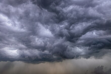 Stormy Clouds In Warsaw, Capital City Poland