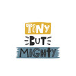 Tiny but mighty colored lettering