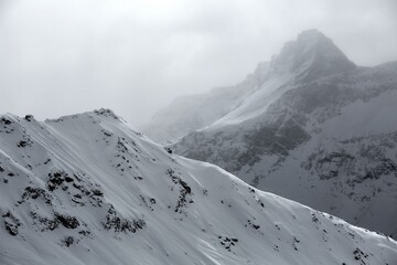 Canvas Print - Mountains in the Alps