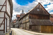Historical street in Goslar, Germany