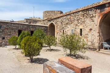 Wall Mural - Courtyard of the famous ancient monastery Khor Virap near Yerevan. Armenia