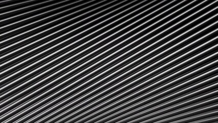 Poster - Blue and gray background.Motion. A bright background created from thin strips that move in animation.