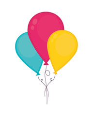 Canvas Print - party balloons decoration