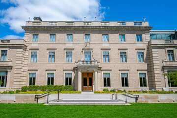 Wall Mural - McMullen Museum of Art is the university art museum of Boston College in Brighton, city of Boston, Massachusetts MA, USA. 