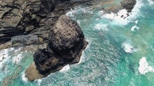 "Roque Del Moro" Maurischer Felsen
 Drohne 4k Schwenk Monolith