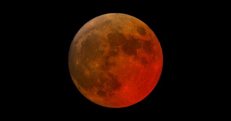 Wall Mural - super blood moon total eclipse