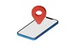 © enra - 3DCG illustration of map image