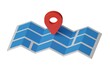 © enra - 3DCG illustration of map image